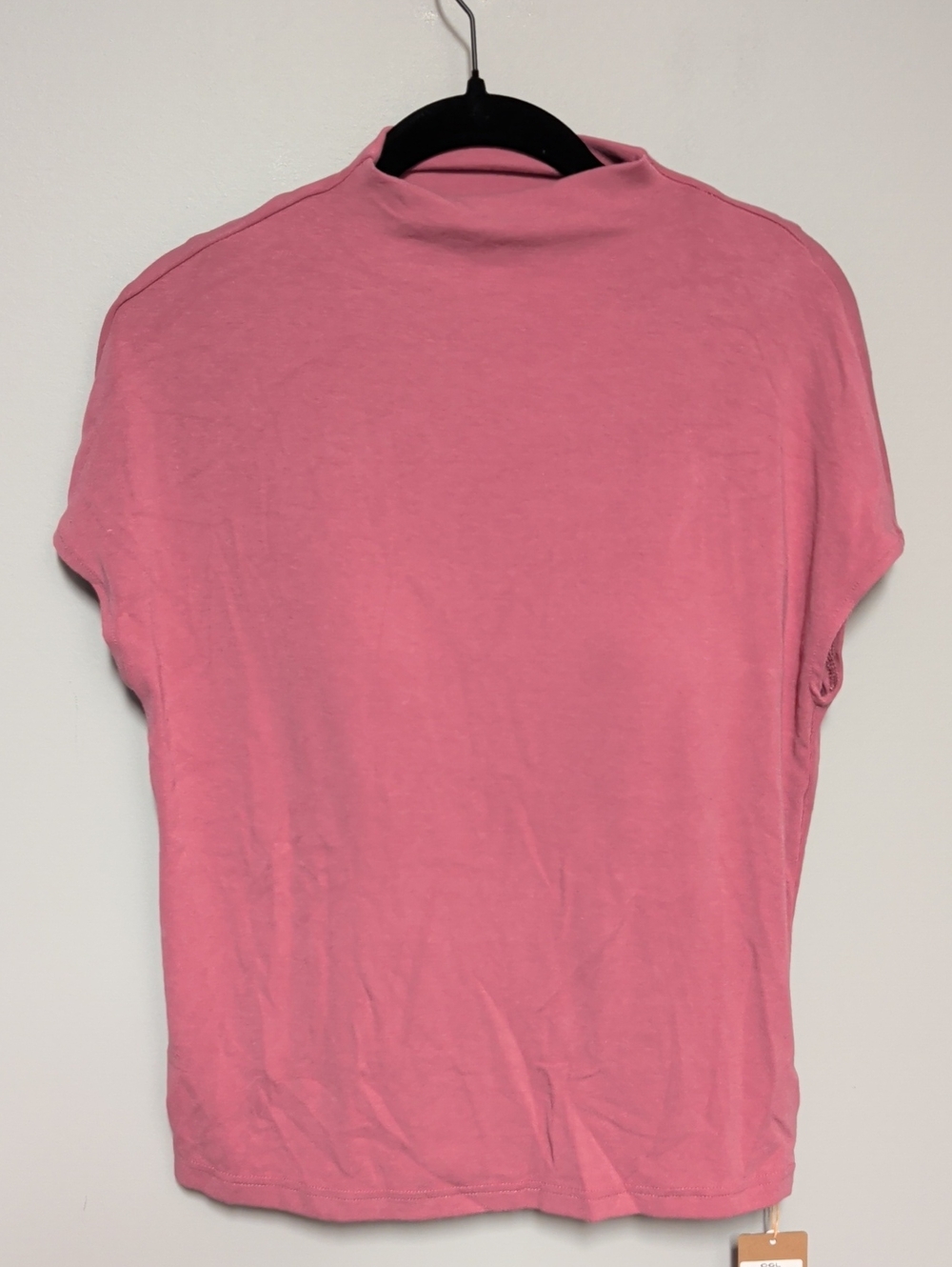 OGL Pink Short Sleeve Mock Neck Tee